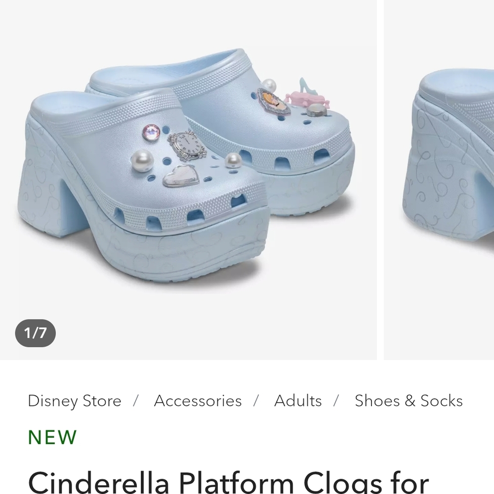 Disney Cinderella Platform Sole